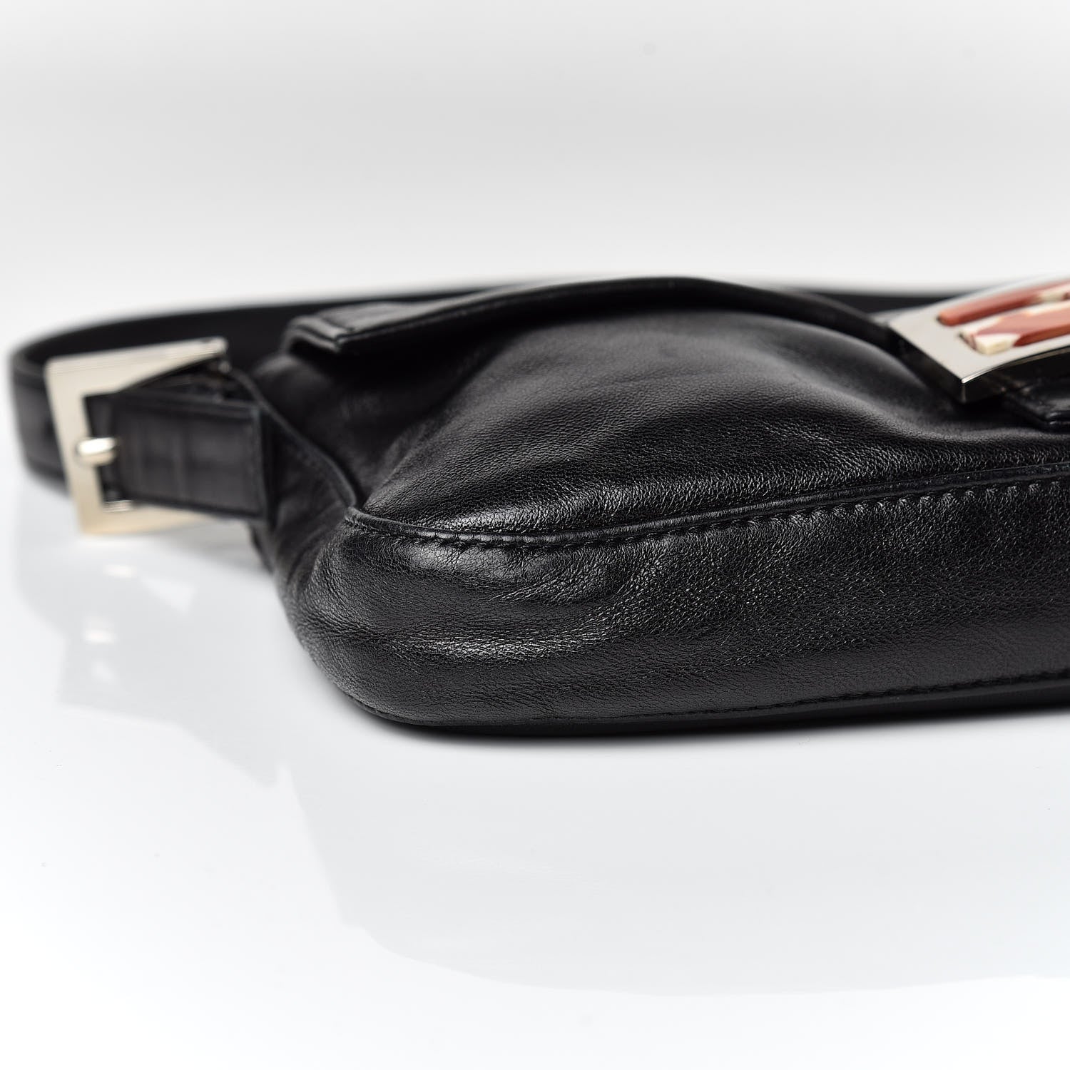 Fendi Calfskin Baguette Black 8 of 10