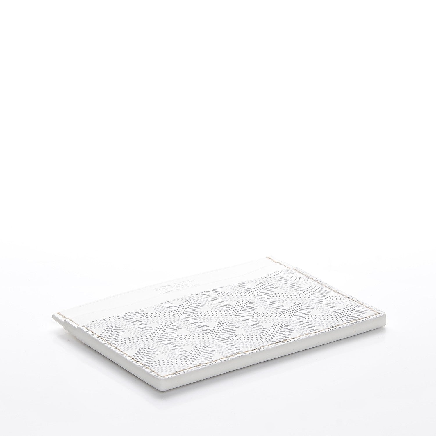Goyard Goyardine Saint Sulpice Card Holder White 4 of 8