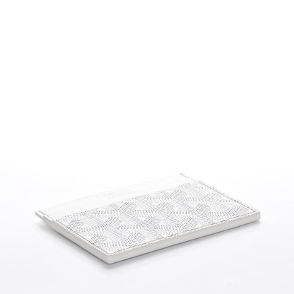 Goyard Goyardine Saint Sulpice Card Holder White 4 of 8