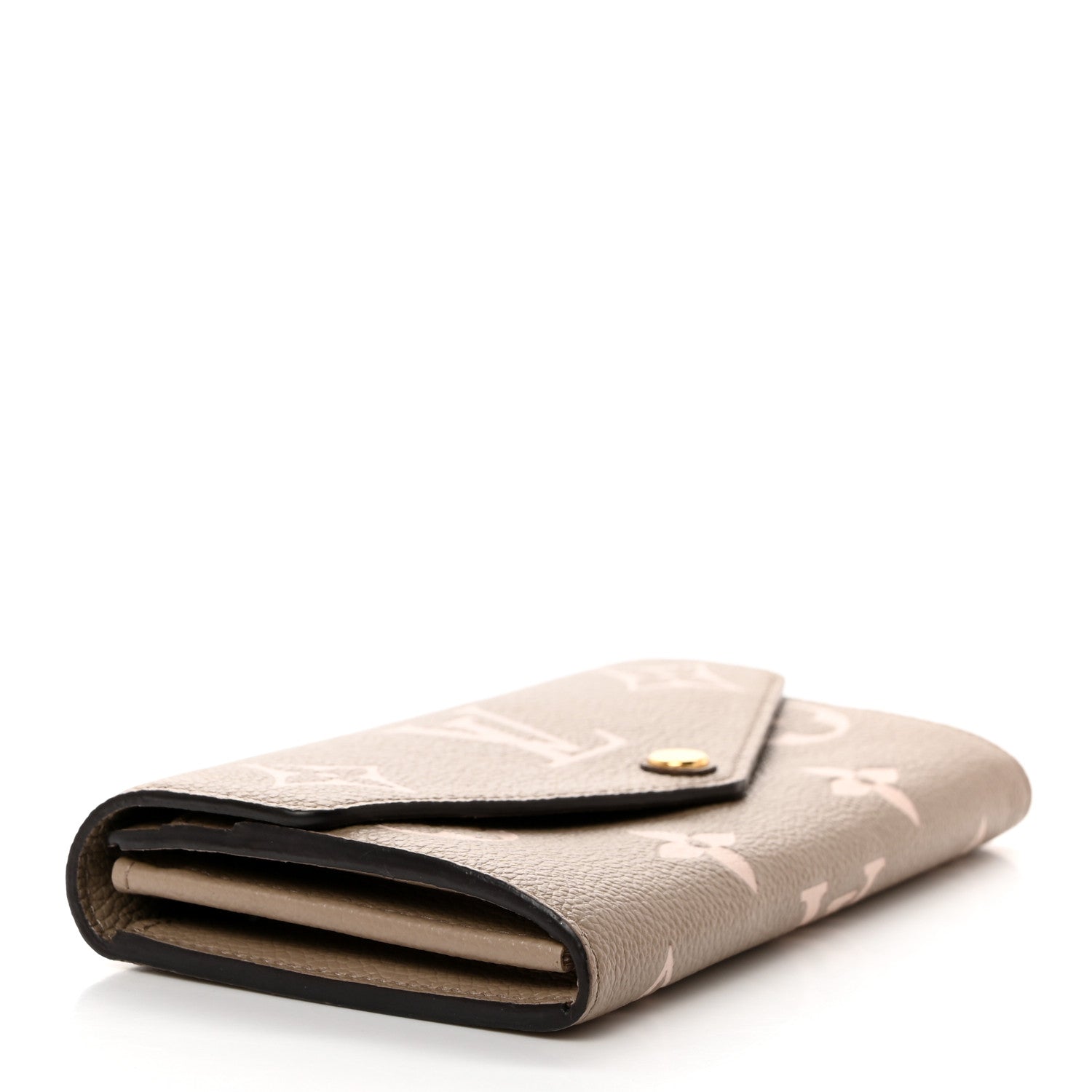 Louis Vuitton Empreinte Monogram Giant Sarah Wallet Tourterelle Creme 4 of 10