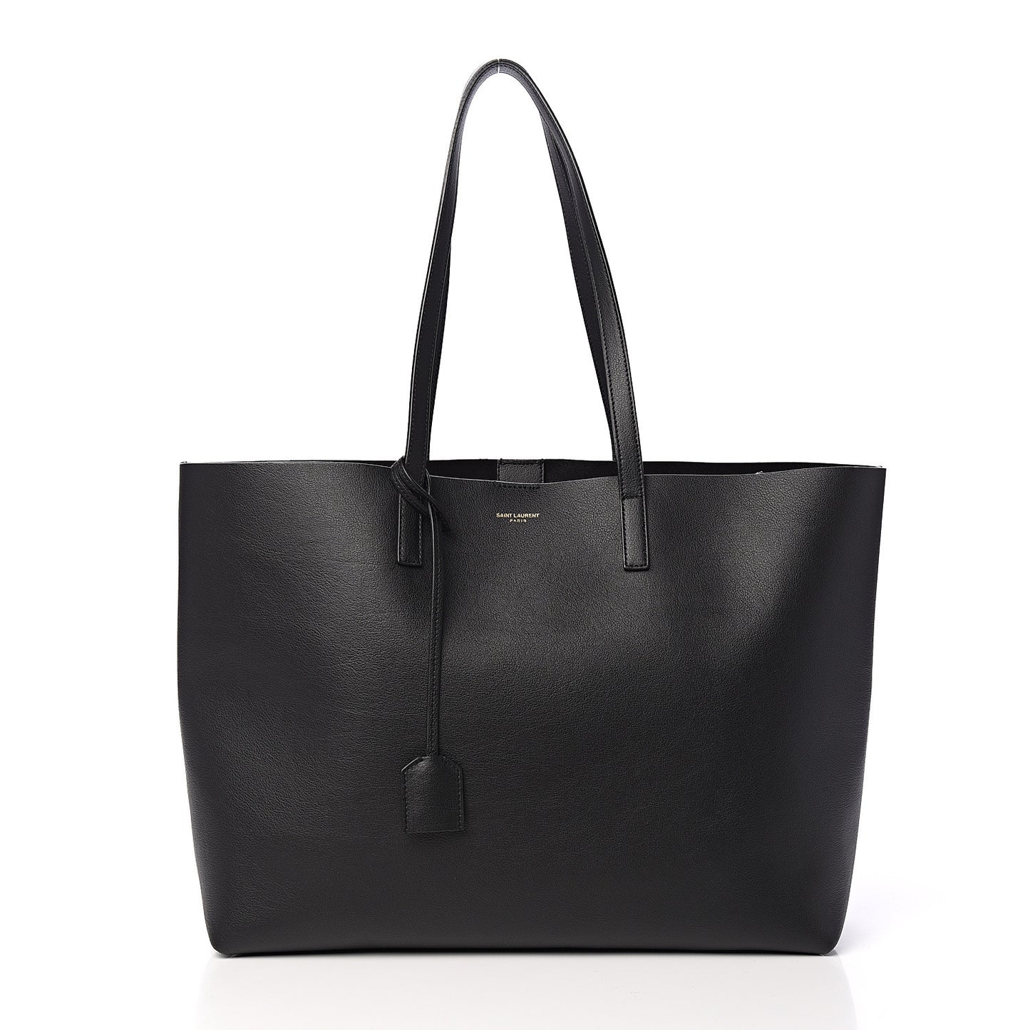 Calfskin Large Shopping Tote Black