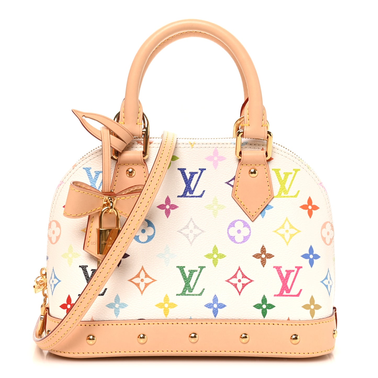 LV x TM Monogram Multicolor Alma BB White
