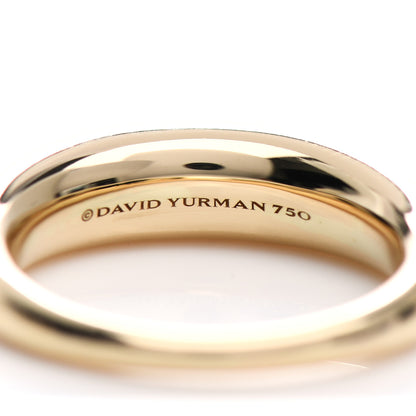 David Yurman 18K Yellow Gold Pure Form Single Stack Ring 54 6.75 4 of 4
