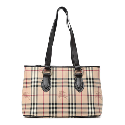 Burberry Haymarket Check Medium Regent Tote Chocolate 1 of 10