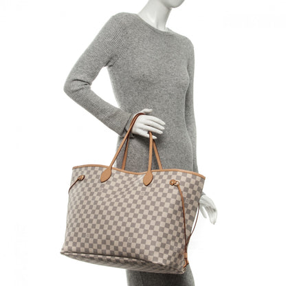 Louis Vuitton Damier Azur Neo Neverfull GM Rose Ballerine 2 of 9