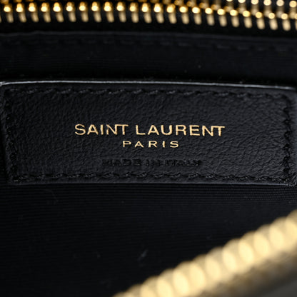 Saint Laurent Calfskin Y Quilted Monogram Medium Loulou Chain Satchel Faggio 7 of 16