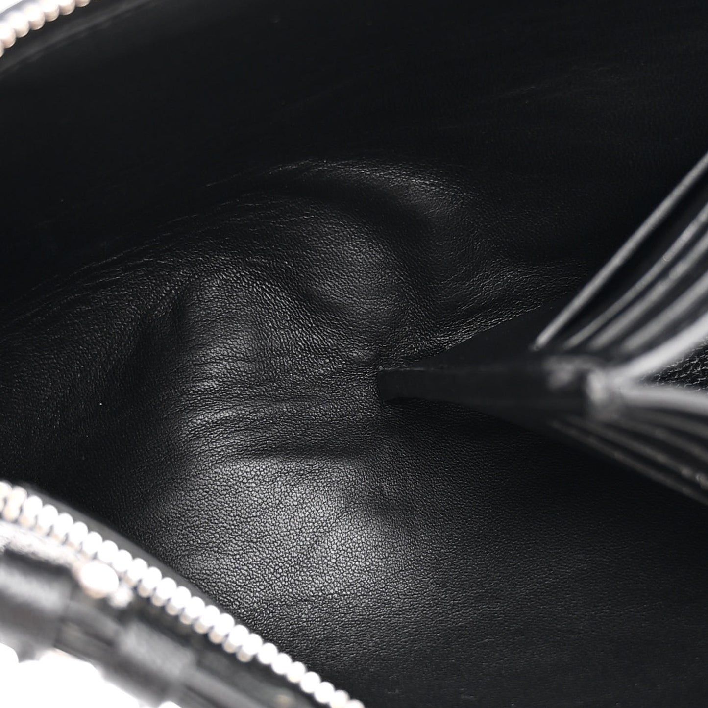 Sugar Goatskin Antigona Pouch With Strap Black