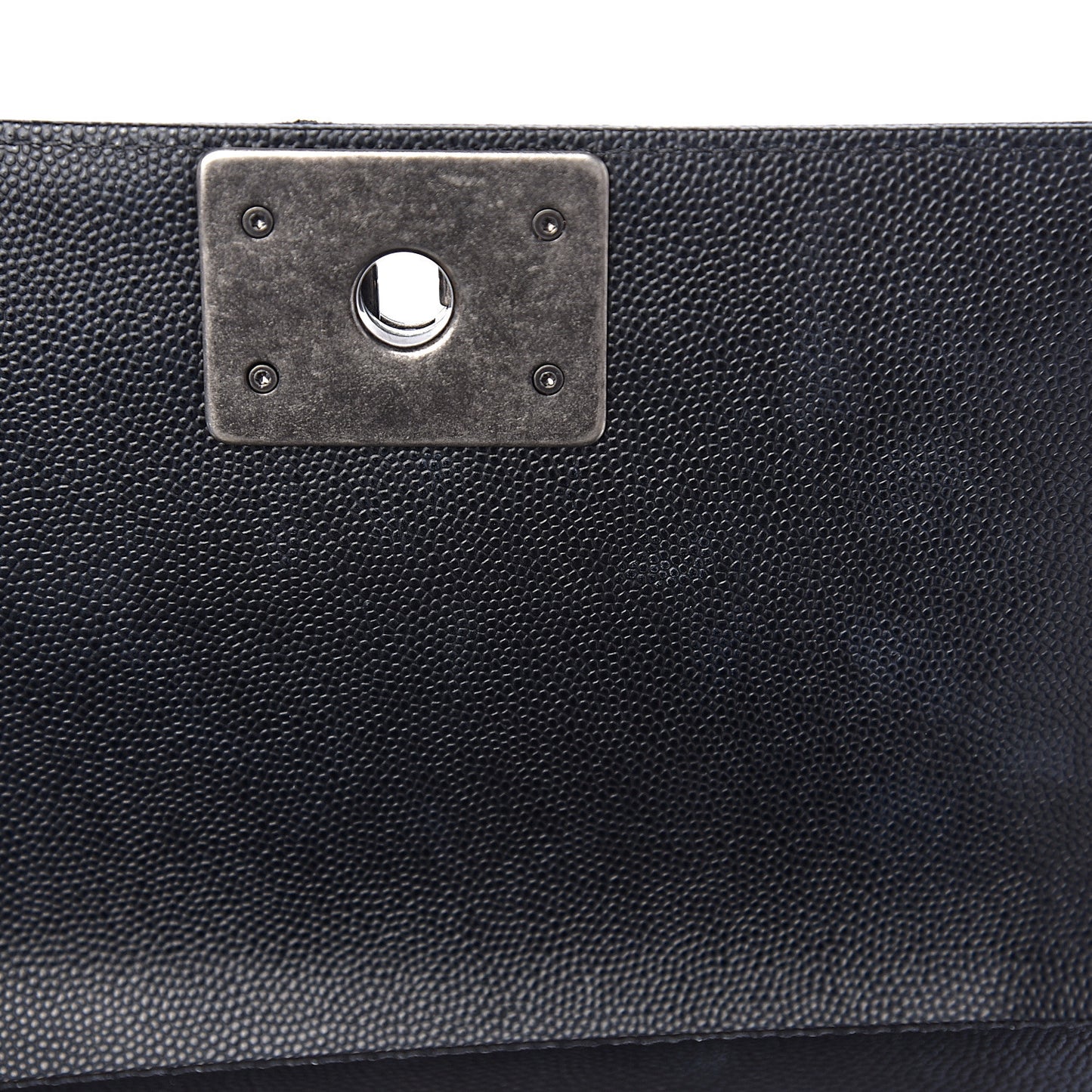 Caviar Quilted Small Boy Flap Black