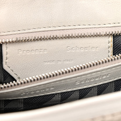 Proenza Schouler Lambskin Woven Tiny PS1 Satchel Ivory 7 of 12