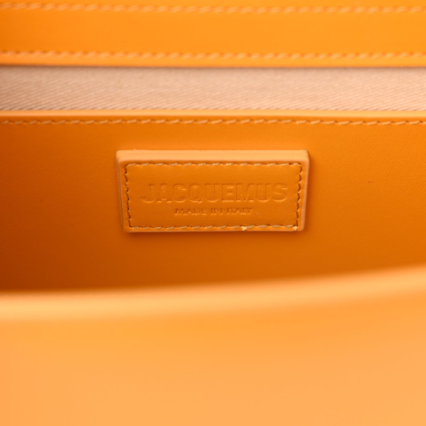 Smooth Calfskin Le Grand Bambino Dark Orange