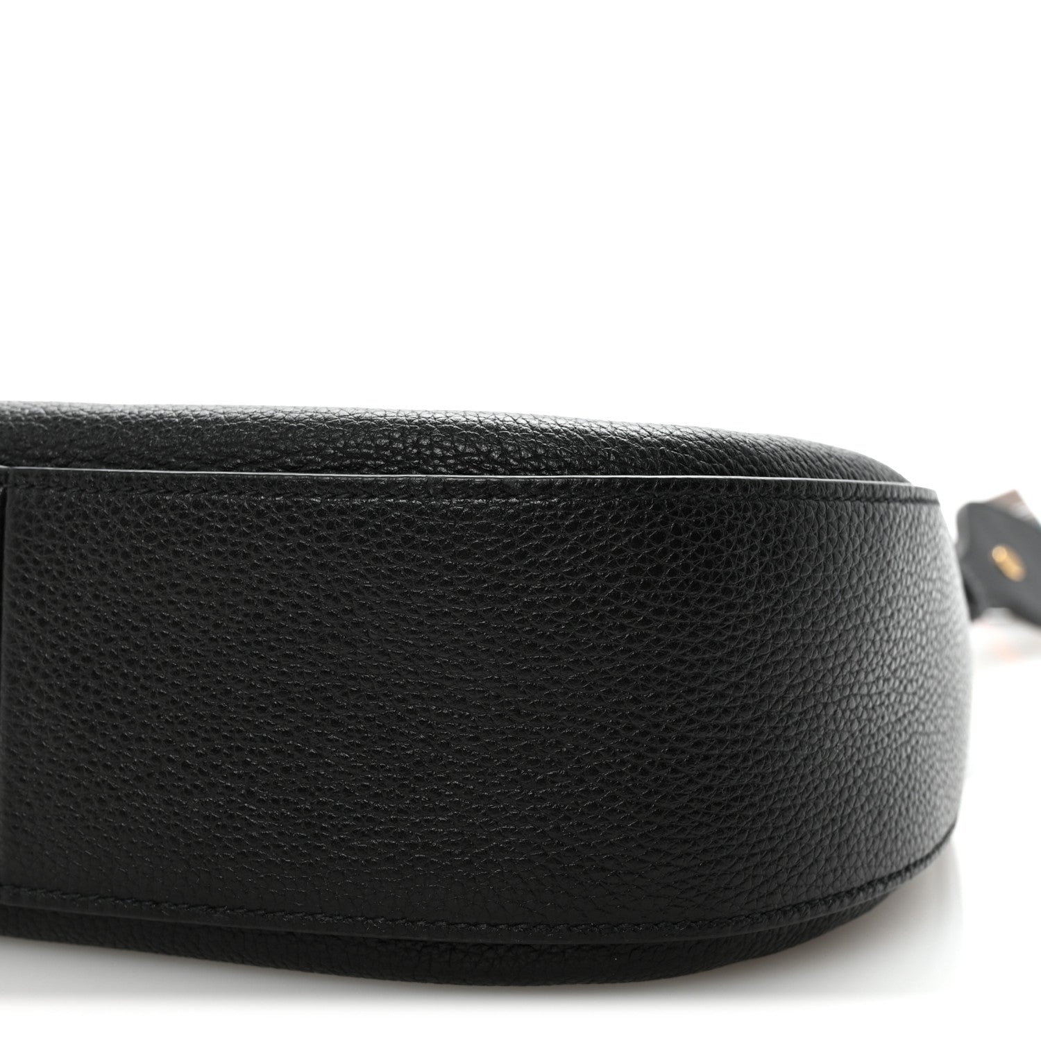 Prada Vitello Phenix Zippered Messenger Hobo Black 9 of 9