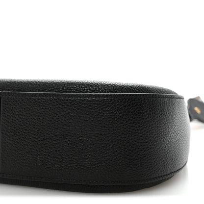 Prada Vitello Phenix Zippered Messenger Hobo Black 9 of 9