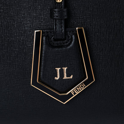 Fendi Vitello Elite Petite 2Jours Tote Black 9 of 9