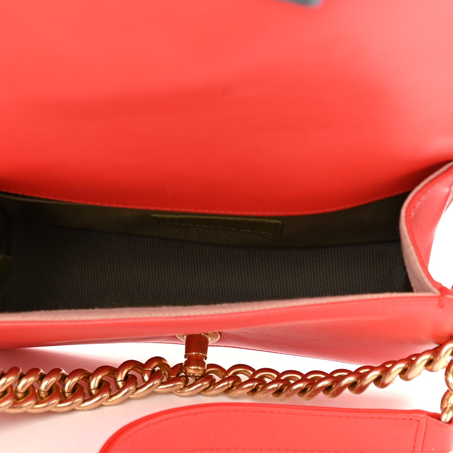 Chanel Lambskin Quilted Small Boy Flap Red 5 of 14