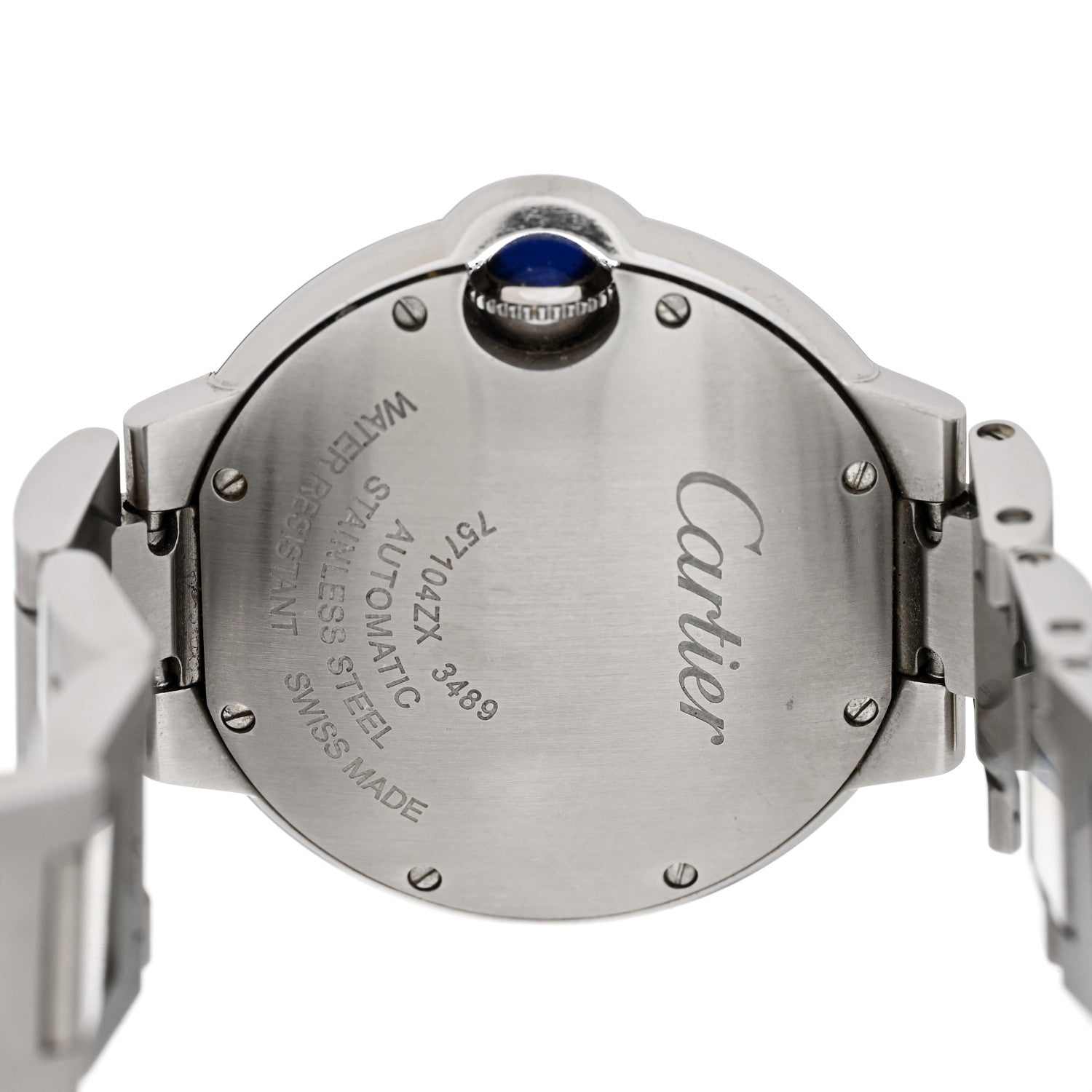 Cartier Stainless Steel 33mm Ballon Bleu De Cartier Automatic Watch 4 of 5