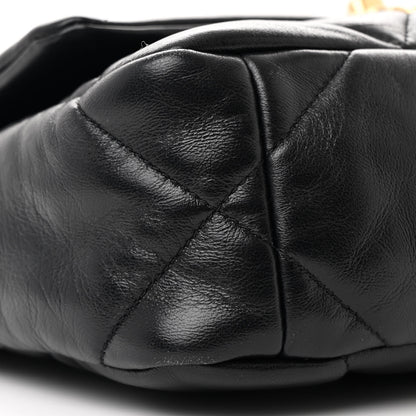 Chanel Lambskin Quilted Medium Chanel 19 Flap Black 9 of 11