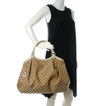 Gucci Monogram Large Sukey Tote Off White 2 of 7