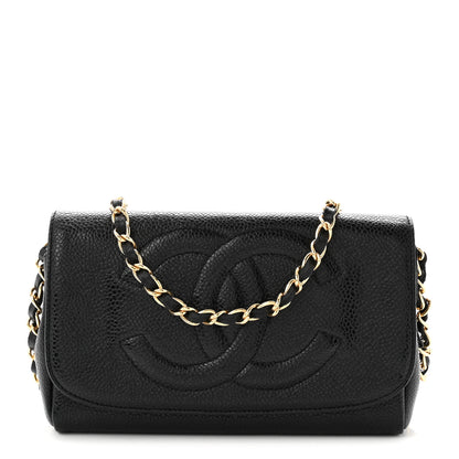 Chanel Caviar Timeless CC Flap Black 1 of 11
