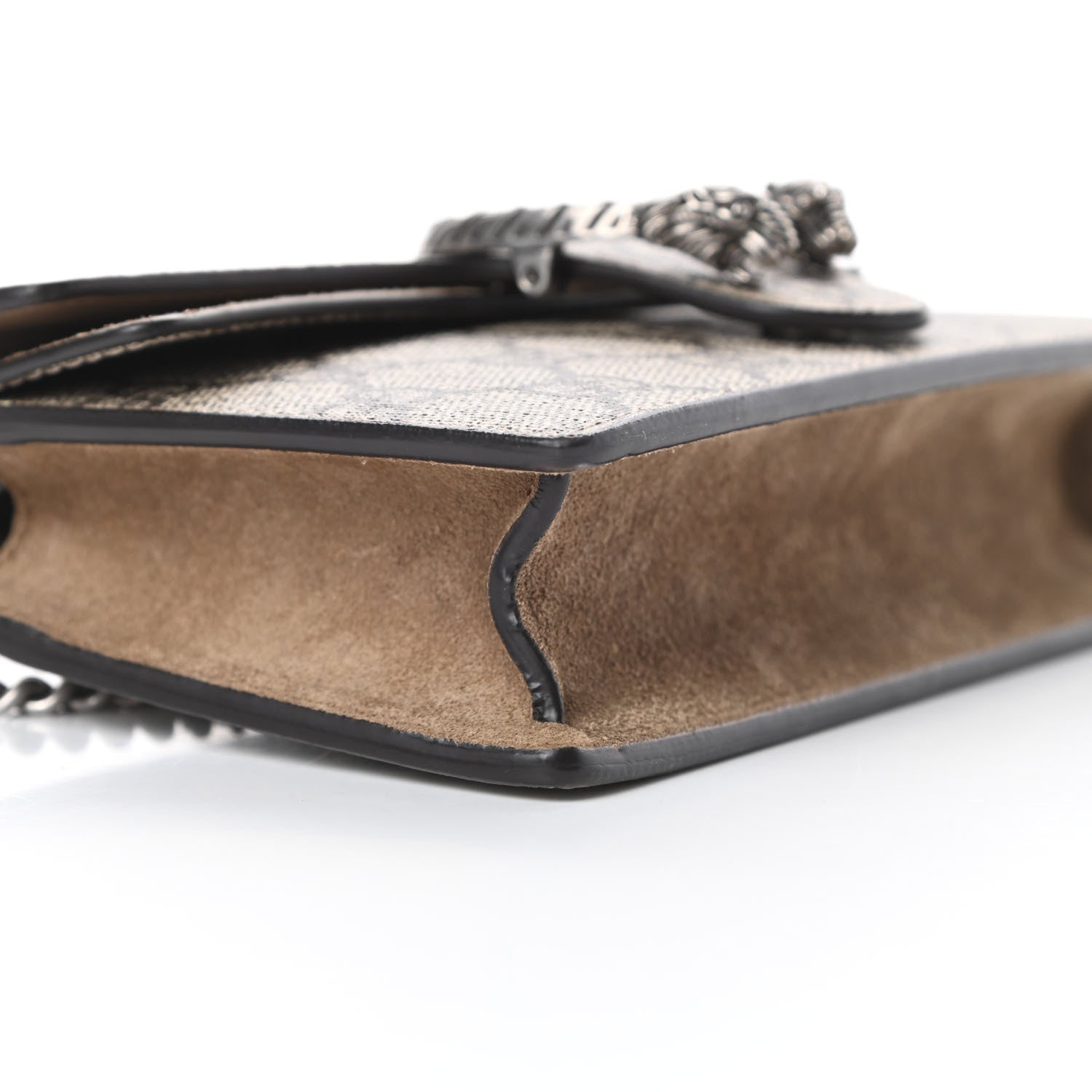 Gucci GG Supreme Monogram Super Mini Dionysus Shoulder Bag Taupe 8 of 10