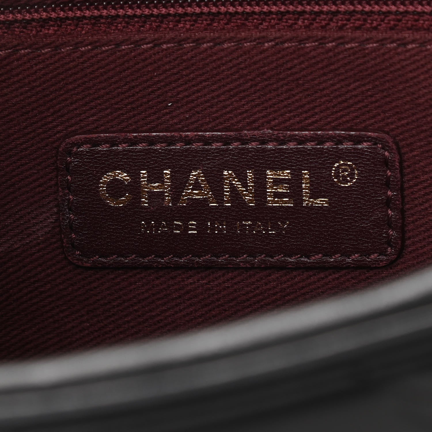 Chanel Lambskin Chevron Quilted Pyramid CC Camera Case Black 6 of 11