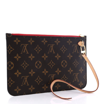 Louis Vuitton Monogram Neverfull MM GM Pochette Cherry 3 of 9