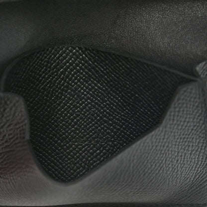 Hermes Epsom Monochrome Bearn Card Holder Wallet Black 7 of 8