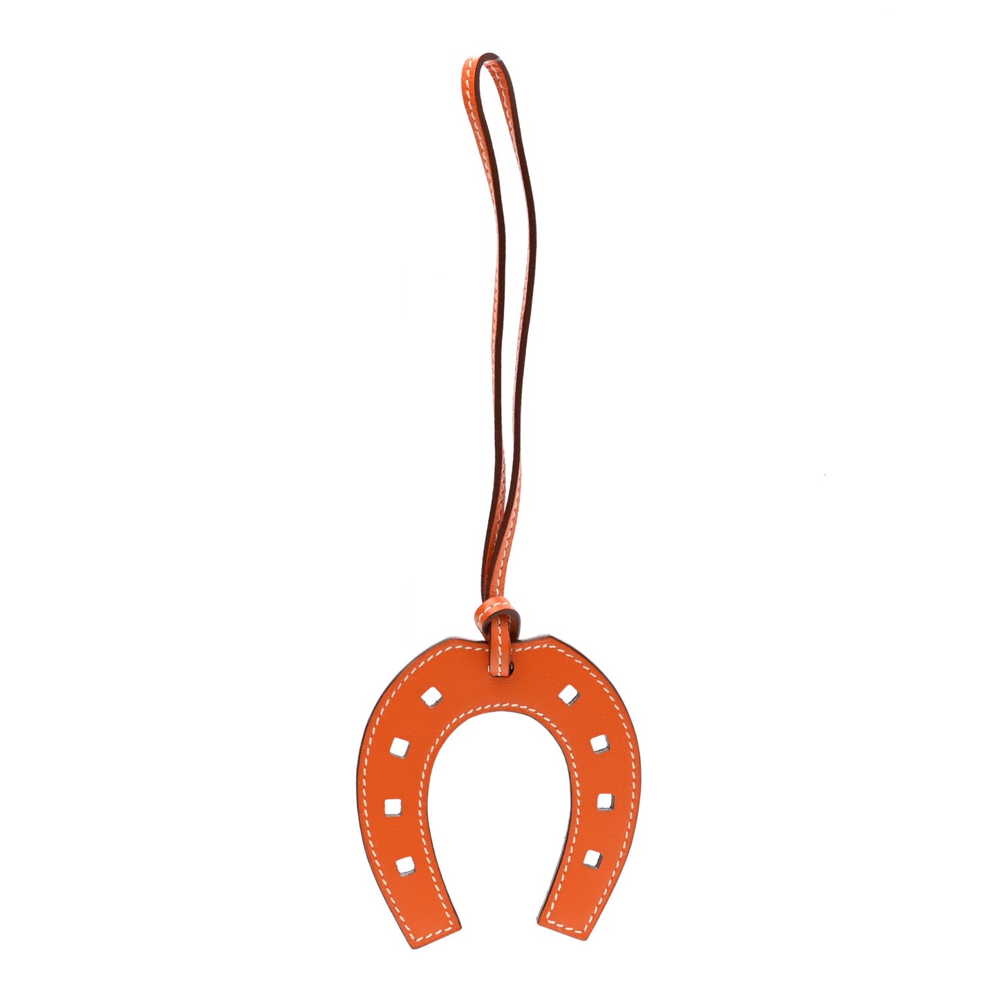 Swift Paddock Horseshoe Bag Charm Orange