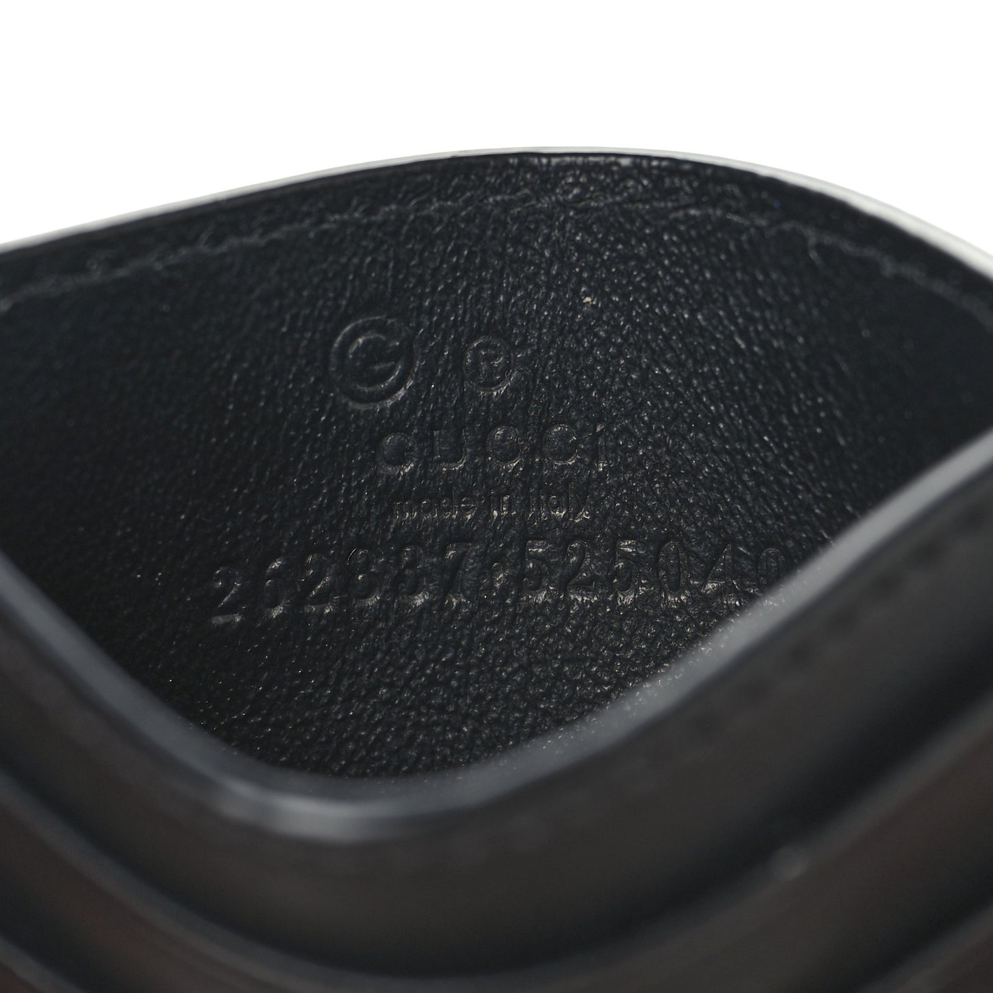 Microguccissima Card Holder Black