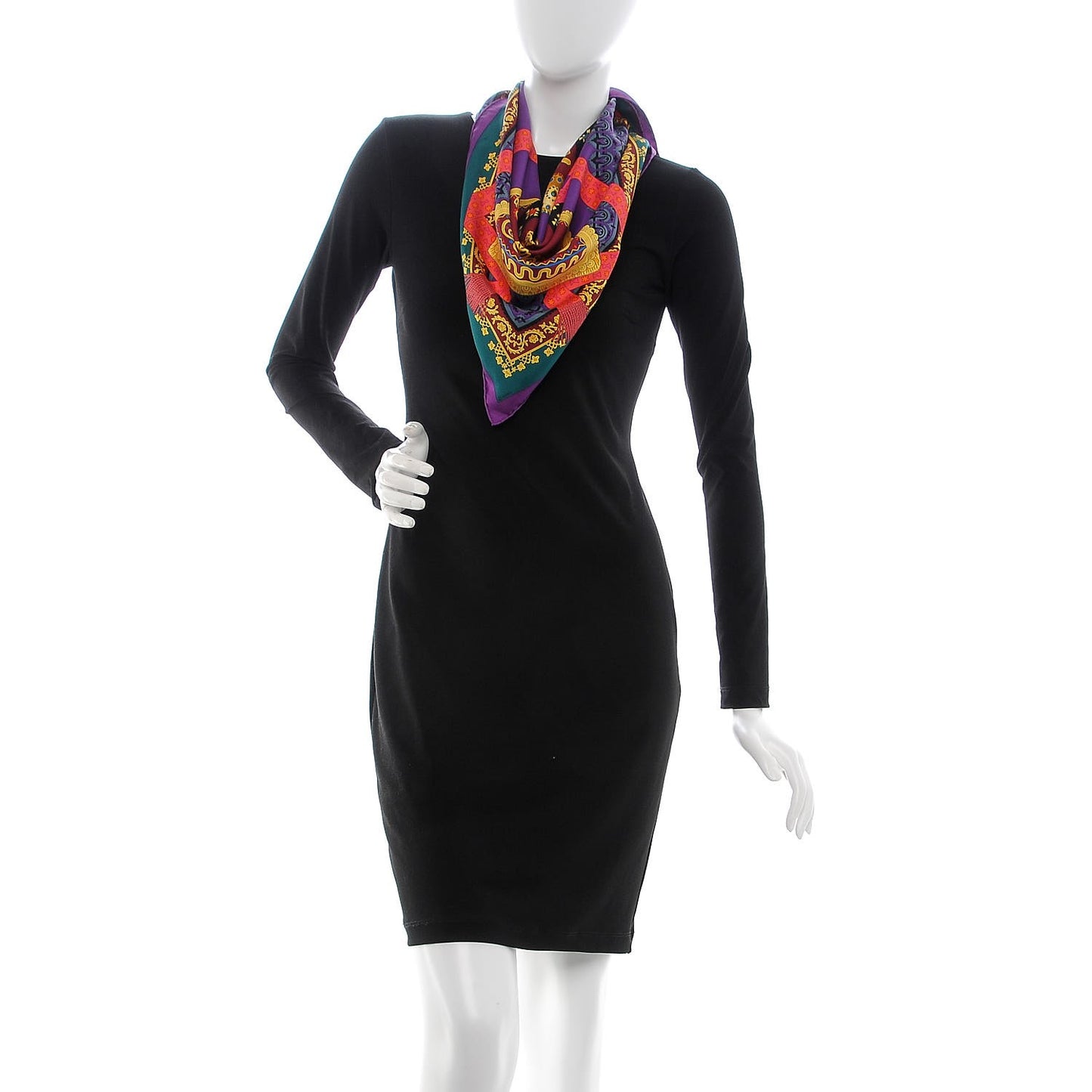 Silk Brins D'Or Scarf 90