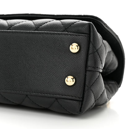 Chanel Caviar Quilted Extra Mini Coco Handle Flap Black 10 of 10