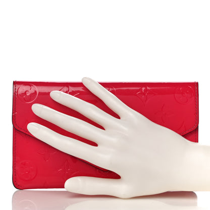 Louis Vuitton Vernis Jeanne Wallet Hot Pink 2 of 10