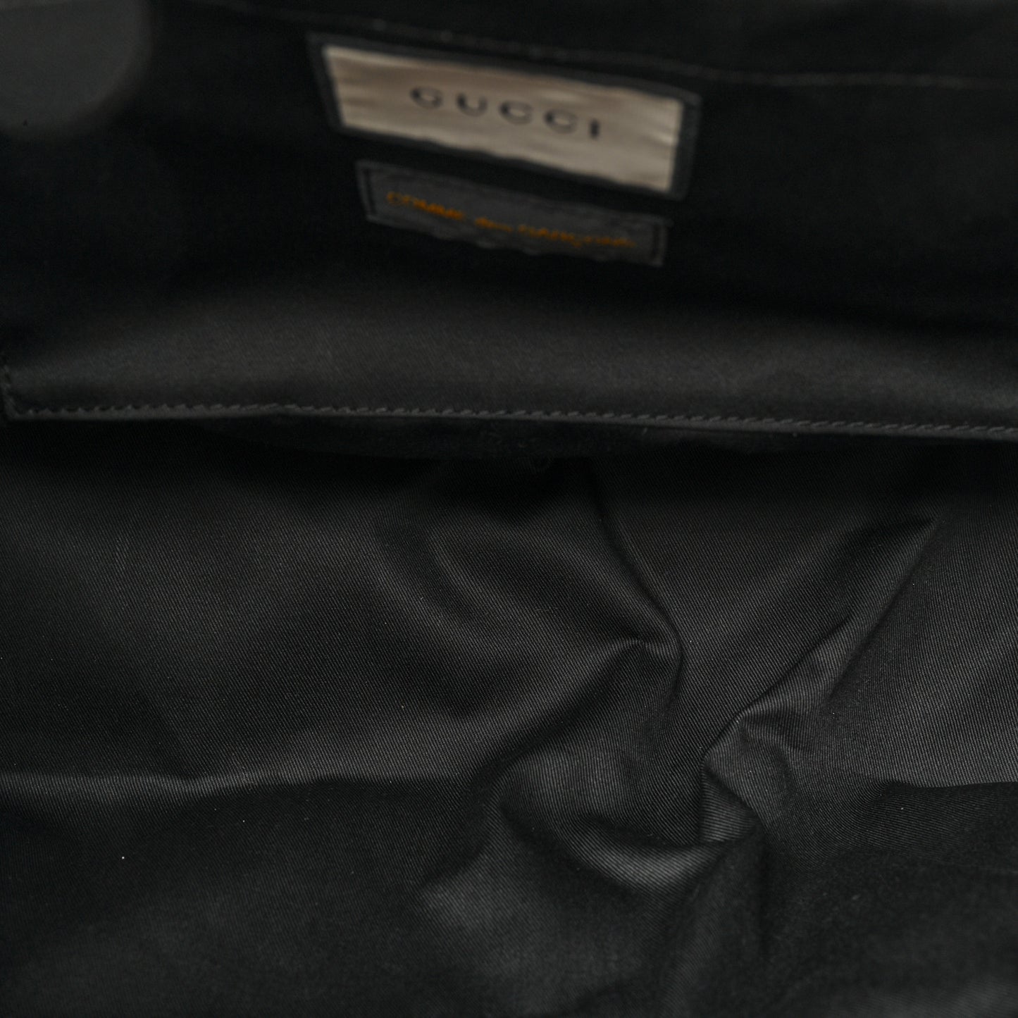 X Comme de Garçons Paper Plastic Web Shopper Tote Black