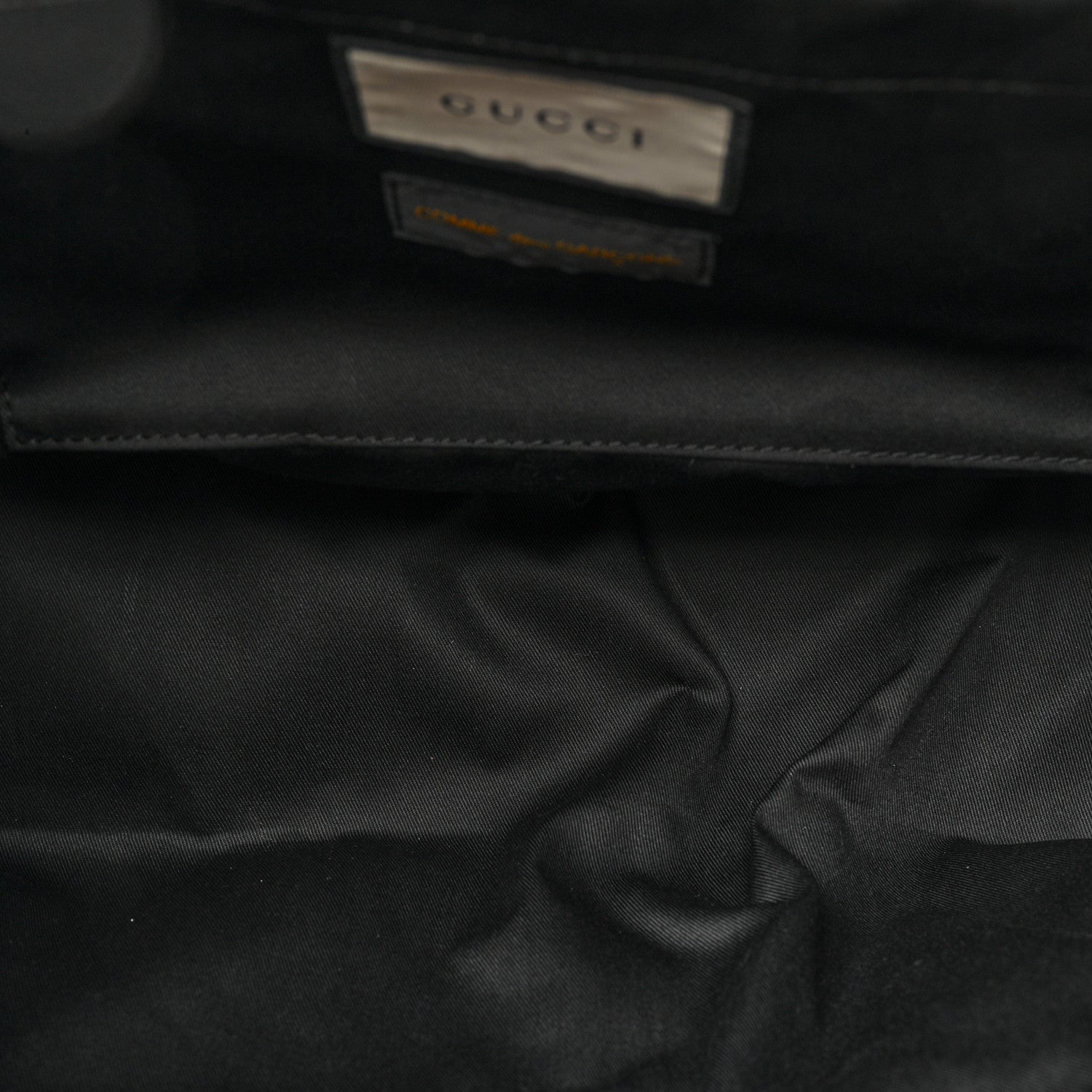 Gucci X Comme de Garçons Paper Plastic Web Shopper Tote Black 5 of 9
