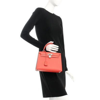 Hermes Epsom Kelly Sellier 25 Rose Jaipur 3 of 32