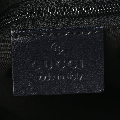 Gucci GG Supreme Monogram Web Flat Messenger Bag Navy 6 of 10