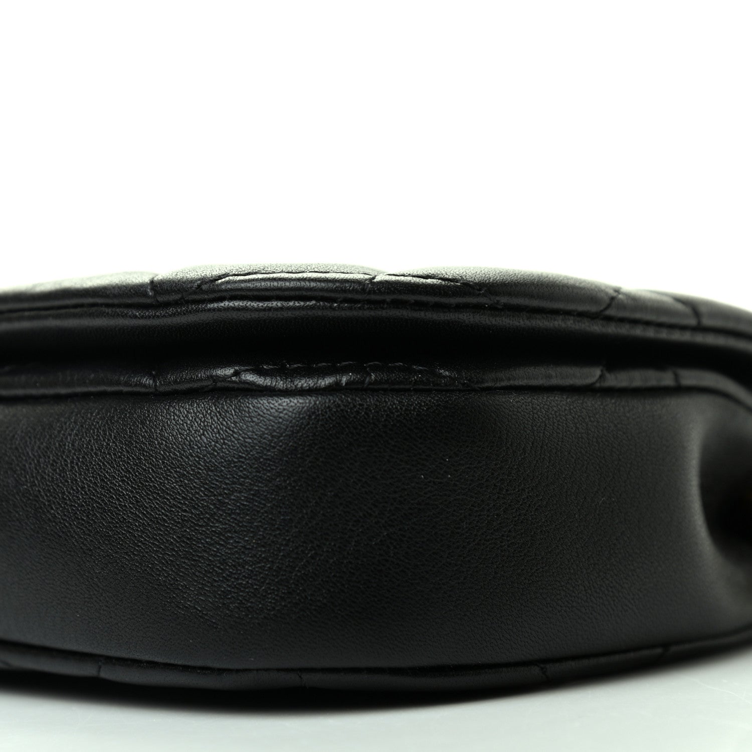 Chanel Calfskin Quilted Coco Mail Clutch With Chain Black 10 of 10