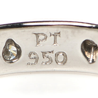 Tiffany Platinum Diamond 4mm Etoile Band Ring 55 7.25 5 of 6