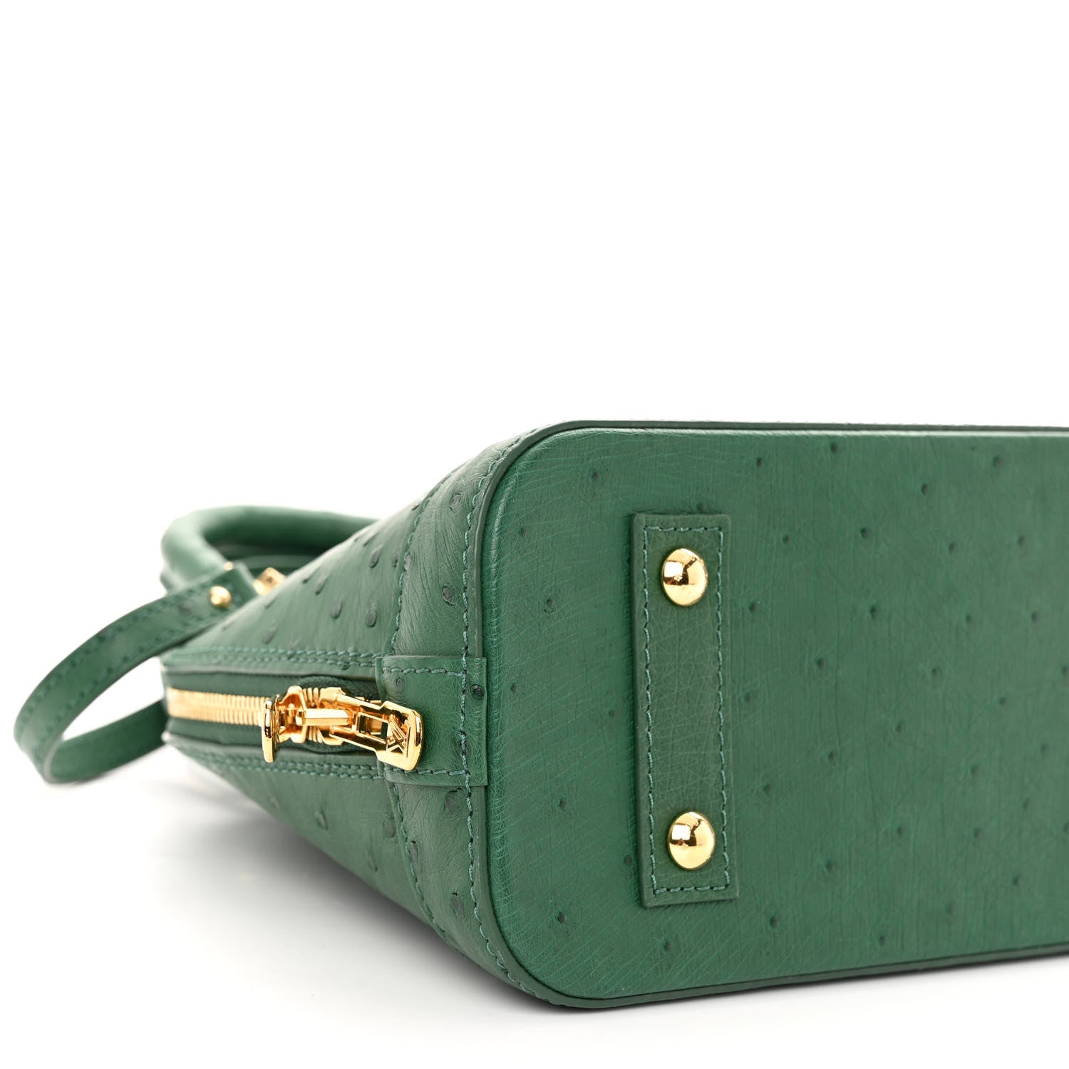 Louis Vuitton Ostrich Alma BB Menthe 8 of 9