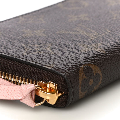 Louis Vuitton Monogram Clemence Wallet Rose Ballerine 5 of 9