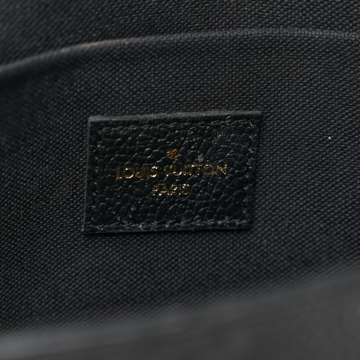 Louis Vuitton Empreinte Pochette Felicie Chain Wallet Black 6 of 7