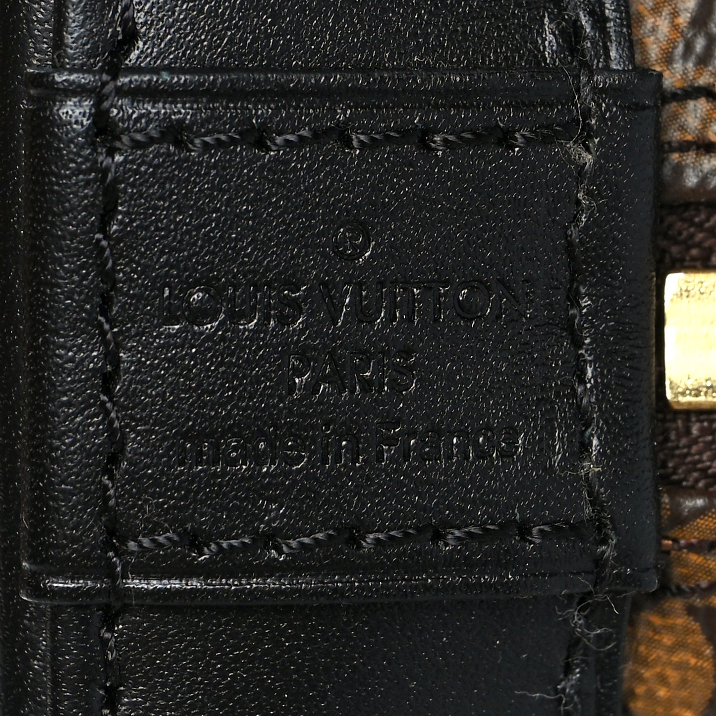 Monogram Macassar Studded Alma BB
