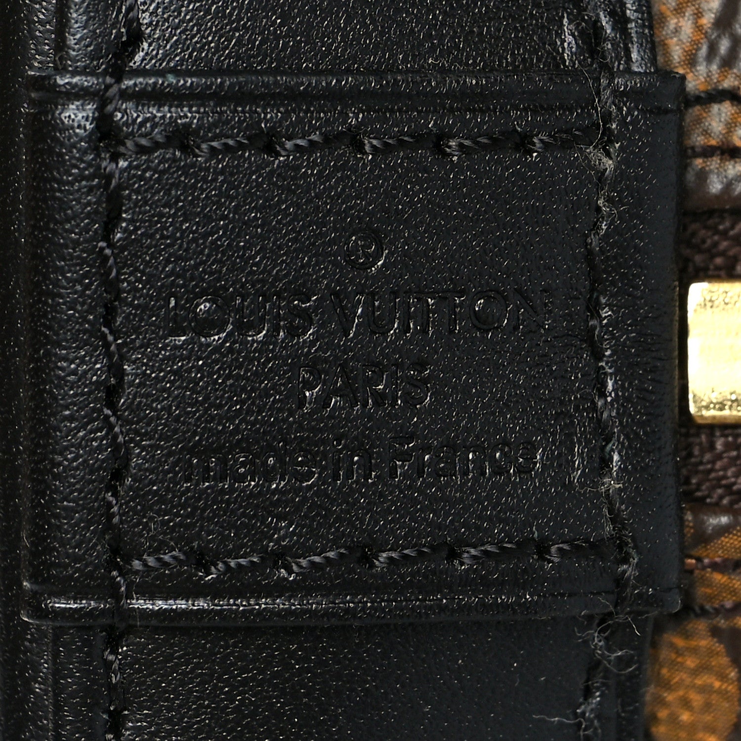 Louis Vuitton Monogram Macassar Studded Alma BB 6 of 9