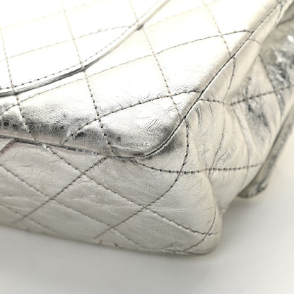 Chanel Metallic Aged Calfskin Quilted 2.55 Reissue 227 Flap Silver 11 of 20