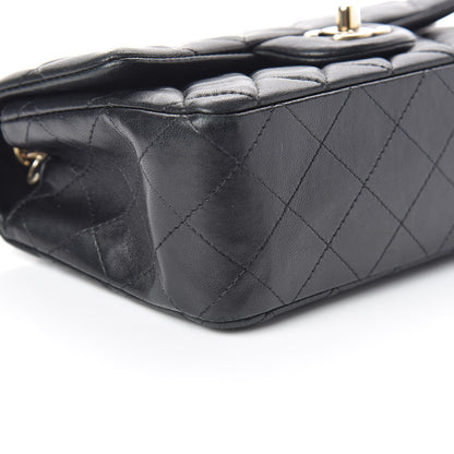 Chanel Lambskin Quilted Mini Rectangular Flap Black 5 of 10