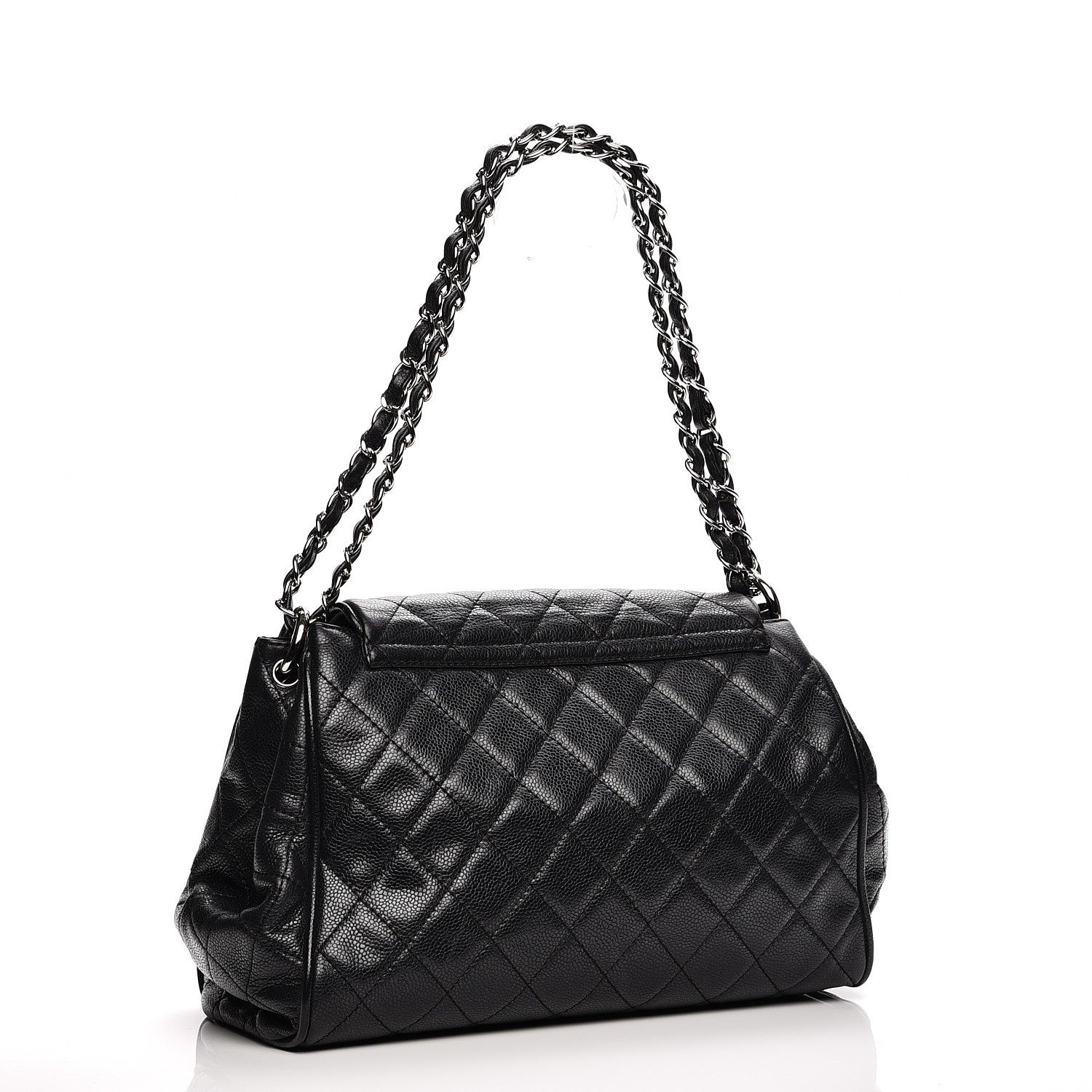 Chanel Caviar Quilted Timeless Accordion Flap Black 3 of 9