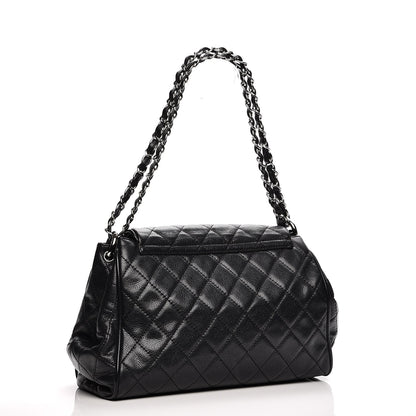 Chanel Caviar Quilted Timeless Accordion Flap Black 3 of 9