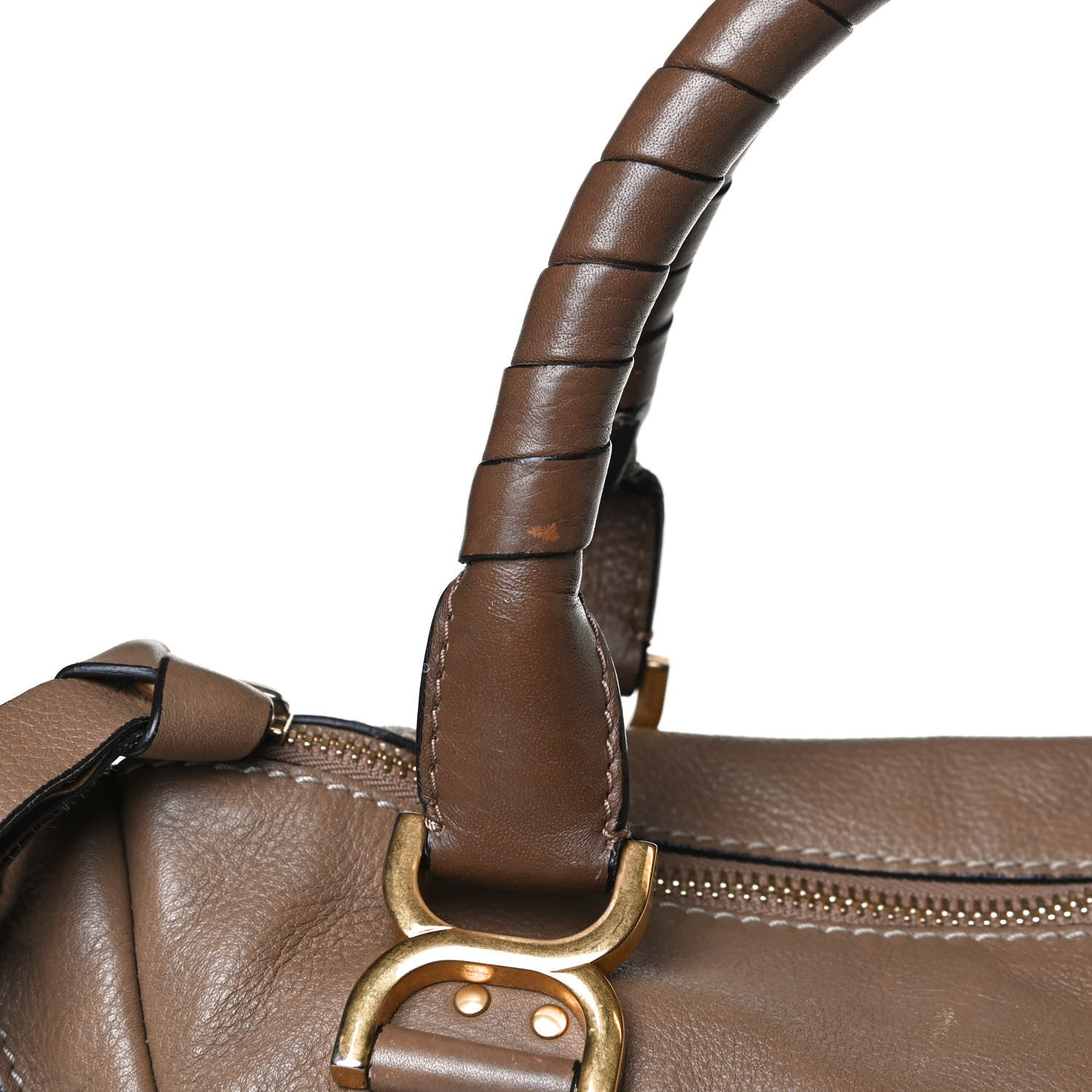 Chloe Calfskin Large Marcie Satchel Nut 17 of 33