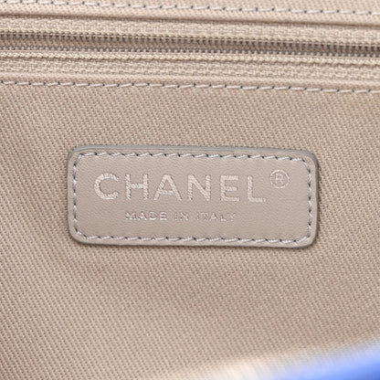 Chanel Caviar Quilted Jumbo Easy Flap Blue 6 of 10