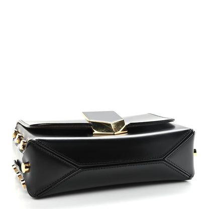Jimmy Choo Smooth Calfskin Lockett Petite Shoulder Bag Black 4 of 10