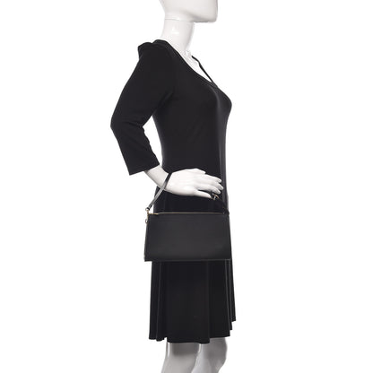 Louis Vuitton Epi Pochette Accessories 24 Black 2 of 7